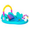 Piscina De Actividades Para + 2 Años Turquesa De Pvc Infantil De 274x198x137 Cm