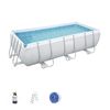 Piscina Desmontable Tubular Bestway Power Steel 404x201x100 Cm Depuradora De Arena De 3.028 L/h