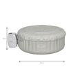 Spa Hinchable Bestway Lay-z-spa Tahiti 180×66 Cm Para 2-4 Personas Con Airjet, Luz Led Y Cobertor