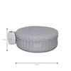 Spa Hinchable Bestway Lay-z-spa St Lucia 170x66 Cm Para 2-3 Personas Con Airjet Y Cobertor