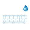 Piscina Desmontable Tubular Bestway Steel Pro 396x84 Cm Con Depuradora Cartucho 2.006 L/h