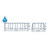 Piscina Desmontable Tubular Bestway Power Steel Oval 549x274x122 Cm Con Depuradora Cartucho 5.678 L/h Con Cobertor Y Escalera