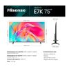 Hisense 75e7kq / Televisor Smart Tv 75" Qled Uhd 4k Hdr