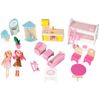 Casa De Muñecas Malina Con 2 Muñecas De Ecotoys