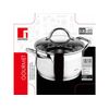 Bergner - Cacerola 20x11.5cm 3.3l C/t  Gourmet Acer.inox