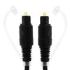 Cable Toslink De Audio Digital Fibra Óptica 3 M De Linq - Negro