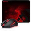 Combo Gaming Ratón Inalámbrico Centrophorus + Alfombrilla 2 En 1 M601wl-ba