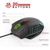 Ratón Gaming M908 Impact Rgb Moba 18 Botones 100-12400 Dpi