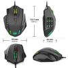 Ratón Gaming M908 Impact Rgb Moba 18 Botones 100-12400 Dpi