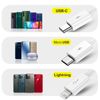 Cable 3 En 1 Usb A Lightning, Usb-c Y Micro-usb 2,5a 15 Metros Baseus Blanco