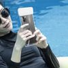 Bolsa Smartphone Impermeable Ipx8 De Playa Con Collar Let's Go, Baseus - Rosa