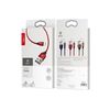 Cable Lightning Para Iphone 1.8m Rojo Baseus