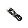 Cable Datos Y Carga Con Conectores Usb Y Lightning 1m 2.4a Dorado  Y  Baseus