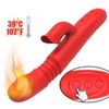 Vibrador De Calefacción Columpio De Clítoris Estimulador Telescópico Juguetes Sexuales Femeninos (rojo)