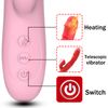 Vibrador De Calefacción Columpio De Clítoris Estimulador Telescópico Juguetes Sexuales Femeninos (rosa)