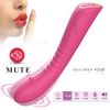 Vibrador Vagina Clítoris Masajeador Juguetes Eróticos Para Mujeres (rojo)