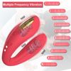 Vibrador De Control Remoto Inalámbrico, Estimulador De Clítoris Para Mujeres (rojo)