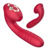 Vibrador Telescópico De Vibración De Succión Para Mujer (rojo)