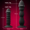 Vibrador De Control Remoto Inalámbrico Con Ventosa Para Mujer (negro)