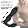 Vibrador Retráctil Con Control Remoto Inalámbrico, Masajeador De Próstata (negro)