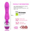 Vibrador Para Lamer La Lengua De Rotación De 360 ° Con Motor Dual De 12 Velocidades Para Mujeres (rojo)