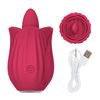 Mini Rosa Vibrador Para Lamer La Lengua Para Mujer (rojo)