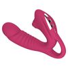 Vibrador De Silicona De Doble Motor, Masajeador Recargable Femenino (rosa Roja)