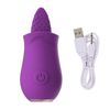 Vibrador Recargable Para Lamer La Lengua De 10 Velocidades Para Mujeres (púrpura)