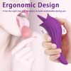 Vibrador De Masaje De Estimulación De Lengua Femenina (púrpura)