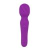 Vibrador De Silicona Inalámbrico A Rayas De 10 Velocidades Para Mujer (púrpura)