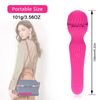 Vibrador De Silicona Inalámbrico A Rayas De 10 Velocidades Para Mujer (rosa)