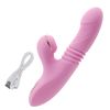 Vibrador De Succión Retráctil Automático Multifrecuencia Para Mujer (rosa)