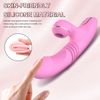 Vibrador De Succión Retráctil Automático Multifrecuencia Para Mujer (rosa)