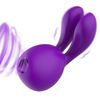 Vibrador De Succión Del Clítoris Con 8 Modos De Vibración Y 5 De Succión Para Mujeres (púrpura)