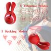 Vibrador De Succión Del Clítoris Con 8 Modos De Vibración Y 5 De Succión Para Mujeres (púrpura)