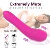 Vibrador De Silicona Suave De 10 Modos Para Mujer (púrpura)