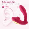 Vibrador De Succión Impermeable Portátil Multimodo Para Mujeres (rojo)