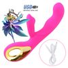 Vibrador Impermeable Potente Recargable Usb Para Mujer (rosa)