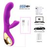 Vibrador Impermeable Potente Recargable Usb Para Mujer (rosa)