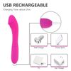 Vibrador Impermeable De Silicona De 10 Modos Para Mujer (rosa)