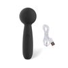 Mini Vibrador De Masaje Eléctrico De 10 Frecuencias Para Mujer (negro)