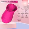 Vibrador De Masturbación Para Lamer La Lengua De 10 Frecuencias Para Mujeres (rosa)