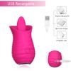 Vibrador De Masturbación Para Lamer La Lengua De 10 Frecuencias Para Mujeres (rosa)