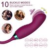 Vibrador De Masaje De Succión De Rosa Multifrecuencia Para Mujer (rosa Roja)