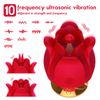 Vibrador De Masaje De Succión De Rosa Multifrecuencia Para Mujer (rojo)