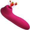 Vibrador De Masaje De Succión De 7 Frecuencias Para Mujer (rojo)