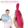 Vibrador De Masaje De Succión De Silicona 2 En 1 Para Mujer (púrpura)