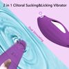 Vibrador De Masaje De Succión Multifrecuencia 2 En 1 Para Mujer (rojo Rosa)