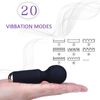 Mini Vibrador De Masaje De 20 Frecuencias Para Mujer (negro)