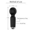 Mini Vibrador De Masaje De 20 Frecuencias Para Mujer (negro)